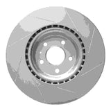 Dynamic Friction 2012-2020 Audi A6 FWD Front Left Slotted Silver Brake Rotor by Dynamic Friction Company 611-73067L