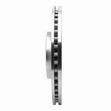 Dynamic Friction 2012-2020 Audi A6 FWD Front Left Slotted Silver Brake Rotor by Dynamic Friction Company 611-73067L
