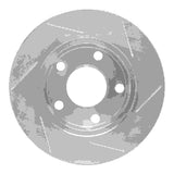 Dynamic Friction 1992-2005 Audi 100 Rear Left Slotted Silver Brake Rotor by Dynamic Friction Company 611-74011L