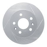 Dynamic Friction 1972-1978 Volkswagen Type 2 Front Right Slotted Silver Brake Rotor by Dynamic Friction Company 611-74036R