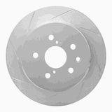 Dynamic Friction 1998-2010 Lexus GS300 Rear Left Slotted Silver Brake Rotor by Dynamic Friction Company 611-75007L
