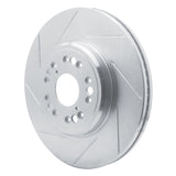 Dynamic Friction 1995-2000 Lexus LS400 Front Left Slotted Silver Brake Rotor by Dynamic Friction Company 611-75008L