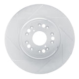 Dynamic Friction 1995-2000 Lexus LS400 Front Left Slotted Silver Brake Rotor by Dynamic Friction Company 611-75008L
