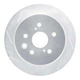 Dynamic Friction 2006-2015 Lexus IS250 Rear Left Slotted Silver Brake Rotor by Dynamic Friction Company 611-75016L