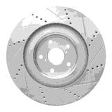 Dynamic Friction 2013-2020 Lexus GS200T Left Front Slotted Silver Brake Rotor by Dynamic Friction Company 611-75034D