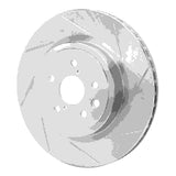 Dynamic Friction 2015-2021 Lexus GS F Rear Right Slotted Silver Brake Rotor by Dynamic Friction Company 611-75039D