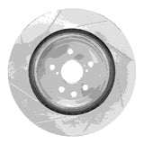 Dynamic Friction 2015-2021 Lexus GS F Rear Right Slotted Silver Brake Rotor by Dynamic Friction Company 611-75039D