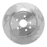 Dynamic Friction 2015-2021 Lexus GS F Rear Right Slotted Silver Brake Rotor by Dynamic Friction Company 611-75039D