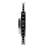 Dynamic Friction 2016-2022 Toyota Avalon Front Left Slotted Silver Brake Rotor by Dynamic Friction Company 611-75043L