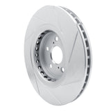 Dynamic Friction 2016-2022 Toyota Avalon Front Left Slotted Silver Brake Rotor by Dynamic Friction Company 611-75043L