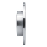 Dynamic Friction 1984-1988 Toyota Corolla Front Left Slotted Silver Brake Rotor by Dynamic Friction Company 611-76022L