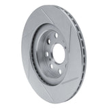 Dynamic Friction 2000-2005 Toyota MR2 Spyder Rear Left Slotted Silver Brake Rotor by Dynamic Friction Company 611-76073L
