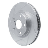 Dynamic Friction 2006-2020 Toyota Avalon Front Left Slotted Silver Brake Rotor by Dynamic Friction Company 611-76080L