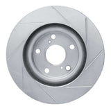 Dynamic Friction 2006-2020 Toyota Avalon Front Left Slotted Silver Brake Rotor by Dynamic Friction Company 611-76080L