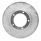 Dynamic Friction 1984-1995 Toyota Pickup Front Left Slotted Silver Brake Rotor by Dynamic Friction Company 611-76096L