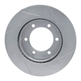 Dynamic Friction 1995-2004 Toyota 4Runner Front Left Slotted Silver Brake Rotor by Dynamic Friction Company 611-76121L
