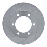 Dynamic Friction 1995-2004 Toyota 4Runner Front Left Slotted Silver Brake Rotor by Dynamic Friction Company 611-76121L