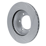 Dynamic Friction 1995-2004 Toyota 4Runner Front Left Slotted Silver Brake Rotor by Dynamic Friction Company 611-76121L