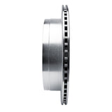 Dynamic Friction 2007-2022 Toyota Land Cruiser Rear Left Slotted Silver Brake Rotor by Dynamic Friction Company 611-76137L