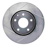 Dynamic Friction 2016-2021 Mazda 6 Front Left Slotted Silver Brake Rotor by Dynamic Friction Company 611-80076L