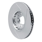 Dynamic Friction 2016-2021 Mazda 6 Front Left Slotted Silver Brake Rotor by Dynamic Friction Company 611-80076L