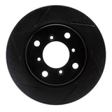 R1 Concepts 95-02 Suzuki Esteem Front Left Slotted Black Brake Rotor by R1 Concepts RNC-613-01002L