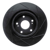 R1 Concepts 06-17 Suzuki Grand Vitara Front Left Slotted Black Brake Rotor by R1 Concepts RNC-613-01014L