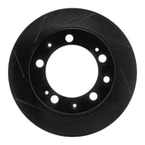 R1 Concepts 87-89 Porsche 944 (Excl Turbo) Rear Left Slotted Black Brake Rotor by R1 Concepts RNC-613-02024L