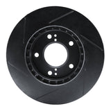 R1 Concepts 01-03 Hyundai XG300 Front Right Slotted Black Brake Rotor by R1 Concepts RNC-613-03013R