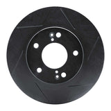 R1 Concepts 01-03 Hyundai XG300 Front Right Slotted Black Brake Rotor by R1 Concepts RNC-613-03013R