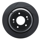 R1 Concepts 11-17 Hyundai Equus Rear Left Slotted Black Brake Rotor by R1 Concepts RNC-613-03035L
