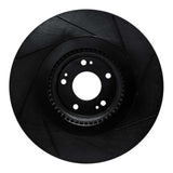 R1 Concepts 12-17 Hyundai Equus Front Left Slotted Black Brake Rotor by R1 Concepts RNC-613-03040L