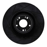 R1 Concepts 12-17 Hyundai Equus Front Left Slotted Black Brake Rotor by R1 Concepts RNC-613-03040L