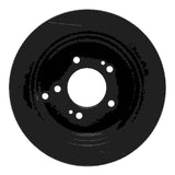 R1 Concepts 01-16 Hyundai Santa Fe Rear Left Slotted Black Brake Rotor by R1 Concepts RNC-613-03044L