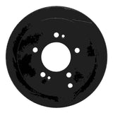 R1 Concepts 01-16 Hyundai Santa Fe Rear Left Slotted Black Brake Rotor by R1 Concepts RNC-613-03044L