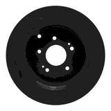 R1 Concepts 07-09 Hyundai Santa Fe Rear Left Slotted Black Brake Rotor by R1 Concepts RNC-613-03046L