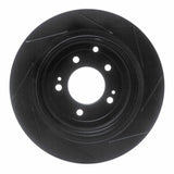 R1 Concepts 16-21 Kia Sportage Rear Left Slotted Black Brake Rotor by R1 Concepts RNC-613-03052L