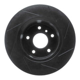 R1 Concepts 99-04 Land Rover Discovery Front Left Slotted Black Brake Rotor by R1 Concepts RNC-613-11005L