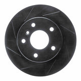 R1 Concepts 99-04 Land Rover Discovery Front Left Slotted Black Brake Rotor by R1 Concepts RNC-613-11005L