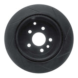 R1 Concepts 08-12 Land Rover LR2 Rear Left Slotted Black Brake Rotor by R1 Concepts RNC-613-11017L