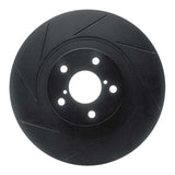R1 Concepts 22-25 Toyota GR86 Front Left Slotted Black Brake Rotor by R1 Concepts RNC-613-13034L
