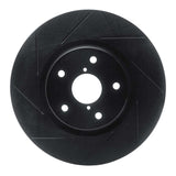 R1 Concepts 15-21 Subaru WRX Front Left Slotted Black Brake Rotor by R1 Concepts RNC-613-13035L