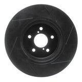 R1 Concepts 17-21 Subaru Crosstrek Front Left Slotted Black Brake Rotor by R1 Concepts RNC-613-13037L