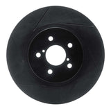 R1 Concepts 17-21 Subaru Crosstrek Front Left Slotted Black Brake Rotor by R1 Concepts RNC-613-13037L