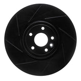 R1 Concepts 16-21 Jaguar XF Front Left Slotted Black Brake Rotor by R1 Concepts RNC-613-20032L