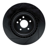 R1 Concepts 16-21 Jaguar XE Rear Right Slotted Black Brake Rotor by R1 Concepts RNC-613-20035R