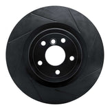 R1 Concepts 16-21 Jaguar XE Rear Right Slotted Black Brake Rotor by R1 Concepts RNC-613-20035R