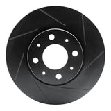 R1 Concepts 93-95 Volvo 850 Front Right Slotted Black Brake Rotor by R1 Concepts RNC-613-27016R