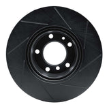 R1 Concepts 89-95 BMW 525i Front Left Slotted Black Brake Rotor by R1 Concepts RNC-613-31023L