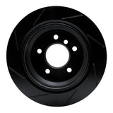 R1 Concepts 96-03 BMW 525i Rear Right Slotted Black Brake Rotor by R1 Concepts RNC-613-31044R